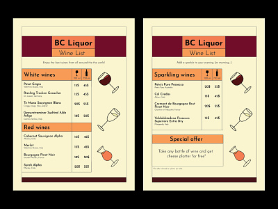 Wine list design | Inspired by art deco art deco branding design graphic design horeca menu typography vector wine list