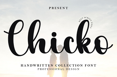 Chicko 3d animation branding font graphic design logo motion graphics script font ui