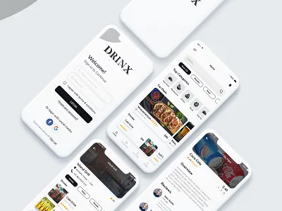 UI/UX Restaurant app figma ui ux