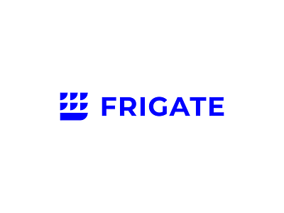 Frigate branding frigate geometry logo minimalism sail sea ship