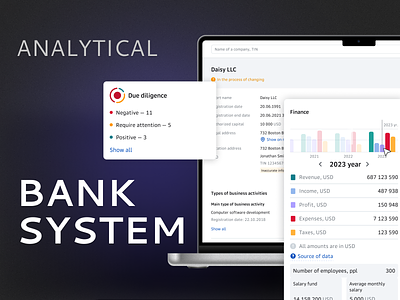 Analytical Bank system app design graphic design ui ux