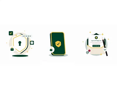 Cyber Security Animated Illustration after effect animation authentication cyber security design figma graphic design illustration illustrator interaction design jitter lottie lottiefile motion motion graphics security ui ui design ux ux design