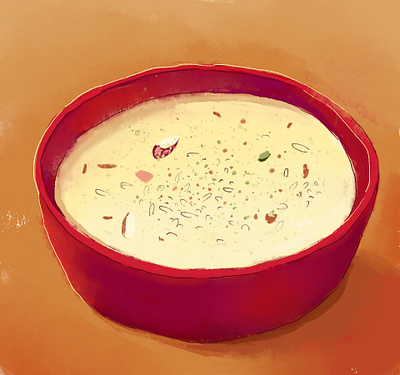Kheer - Food Illustration illustration