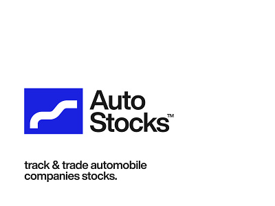 AutoStocks™ – Track & trade automobile companies stocks branding cars logo mark markdesign stocks typo visualdesign