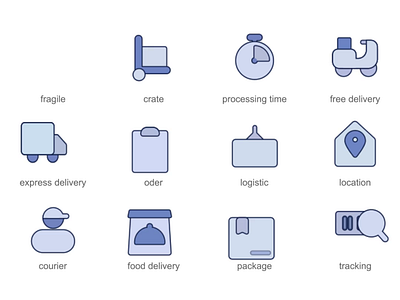 Delivery 2d animation convenience courier delivery design doorstep efficiency flat icon icons illustration logistics motion package service shipment speedy