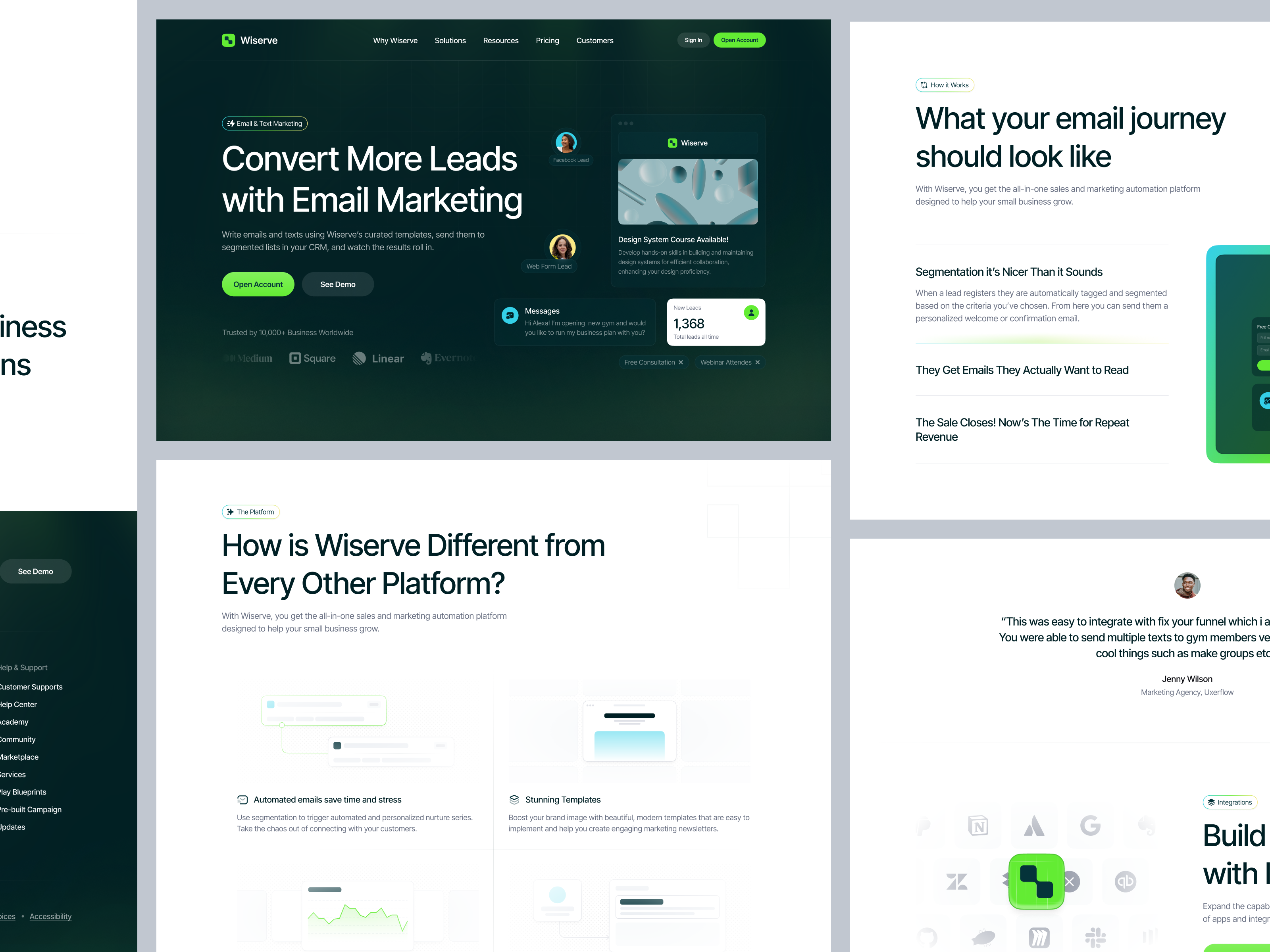 Example of High Converting Saa S Landing Page