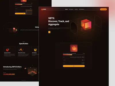 An Inscription Project btc crypto icon illustration inscription landingpage ui web web3