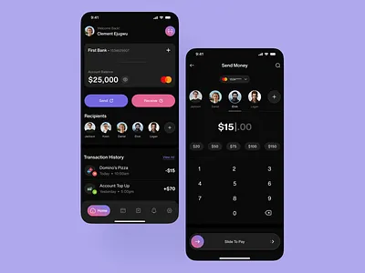 Banking App app design bankingui digital wallet finance app finance ui financial app financial technology fintech graphic design mobile app mobile banking mobile ux modern ui responsive design smart ui ui inspiration uiux inspiration user interface ux design