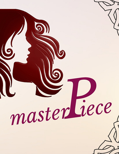 Masterpiece lady. branding design graphic design illustration logo