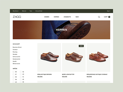 Zaqq Website clean clothes design e commerce ecommerce online online store shoe shop store ui ux webdesign