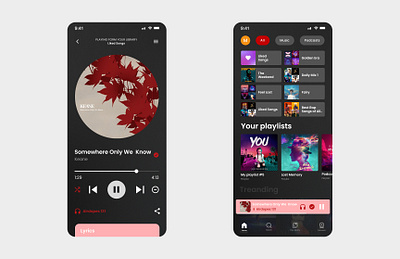 Harmony Refined: A Spotify UI Redesign 🎶 appui branding dail dailyui design designchallange graphic design inspiration musicapp typography ui userinterface ux