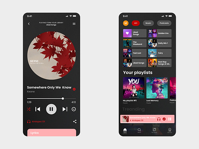 Harmony Refined: A Spotify UI Redesign 🎶 appui branding dail dailyui design designchallange graphic design inspiration musicapp typography ui userinterface ux