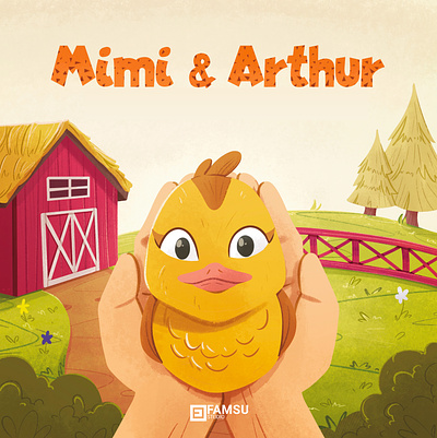 Mimi and Arthur Illustration Children Book animal book characterillustration childrenbook customdesign digitaldrawing illustration