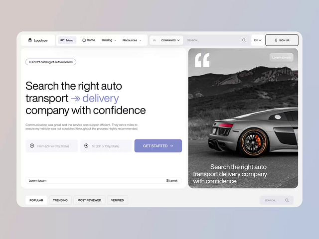 Browse thousands of Car Web images for design inspiration | Dribbble