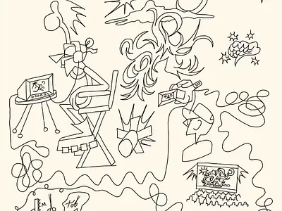 Animation of the filming process animation artwork cartoon filming illustration motion process