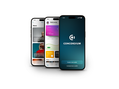 Concordium Wallet. New features cryptodesign digitalfinance digitalwallet innovationintech nextgenwallet userexperience userfriendlydesign