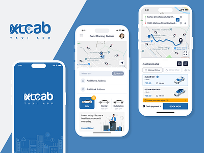 Taxi Booking App app design mobile app mobile app design ride sharing app taxi app taxi app development taxi booking app uber app development uber clone uber like taxi app ui design uiux uiuxdesign