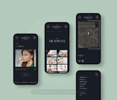Beauty Salon Website Template - Responsive beauty salon custom theme make up mobile responsive salon ui ui design ux design web web design