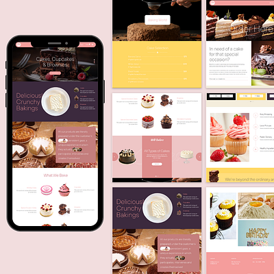 Cake Bakery WordPress Theme bakery baking baking website cake design themes ui uidesign ux uxdesign website wordpress wordpress themes