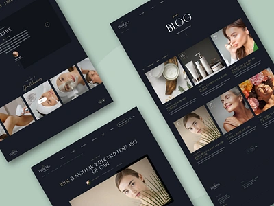 Esthetic - Beauty Salon Website Template art artist beauty blog clinic etsy hair hairstylist lashes minimal nail nail artis salon template theme ui ux web web design website