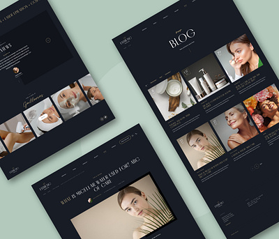 Esthetic - Beauty Salon Website Template art artist beauty blog clinic etsy hair hairstylist lashes minimal nail nail artis salon template theme ui ux web web design website