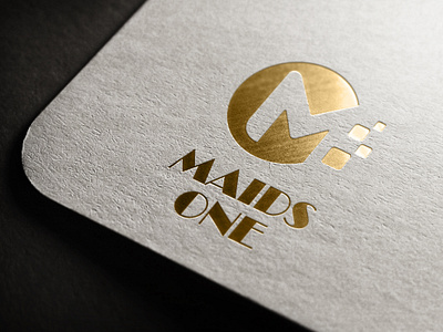 maids one branding graphic design logo monogram logo