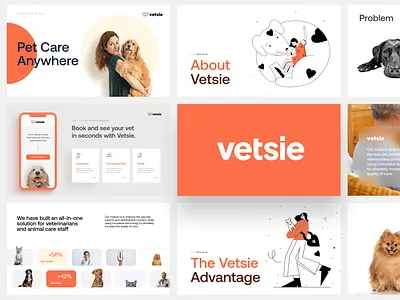 Vetsie Pitch deck presentation branding deck dog graphic design infographics investor deck keynote layout pet pitch pitch deck pitchdeck powerpoint powerpoint presentation presentation presentation slide slide slide deck website design