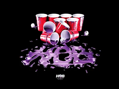 HOB® PONG CUPS 3d blender cgi cups fashion hob hoodie pong render street streetwear tshirt