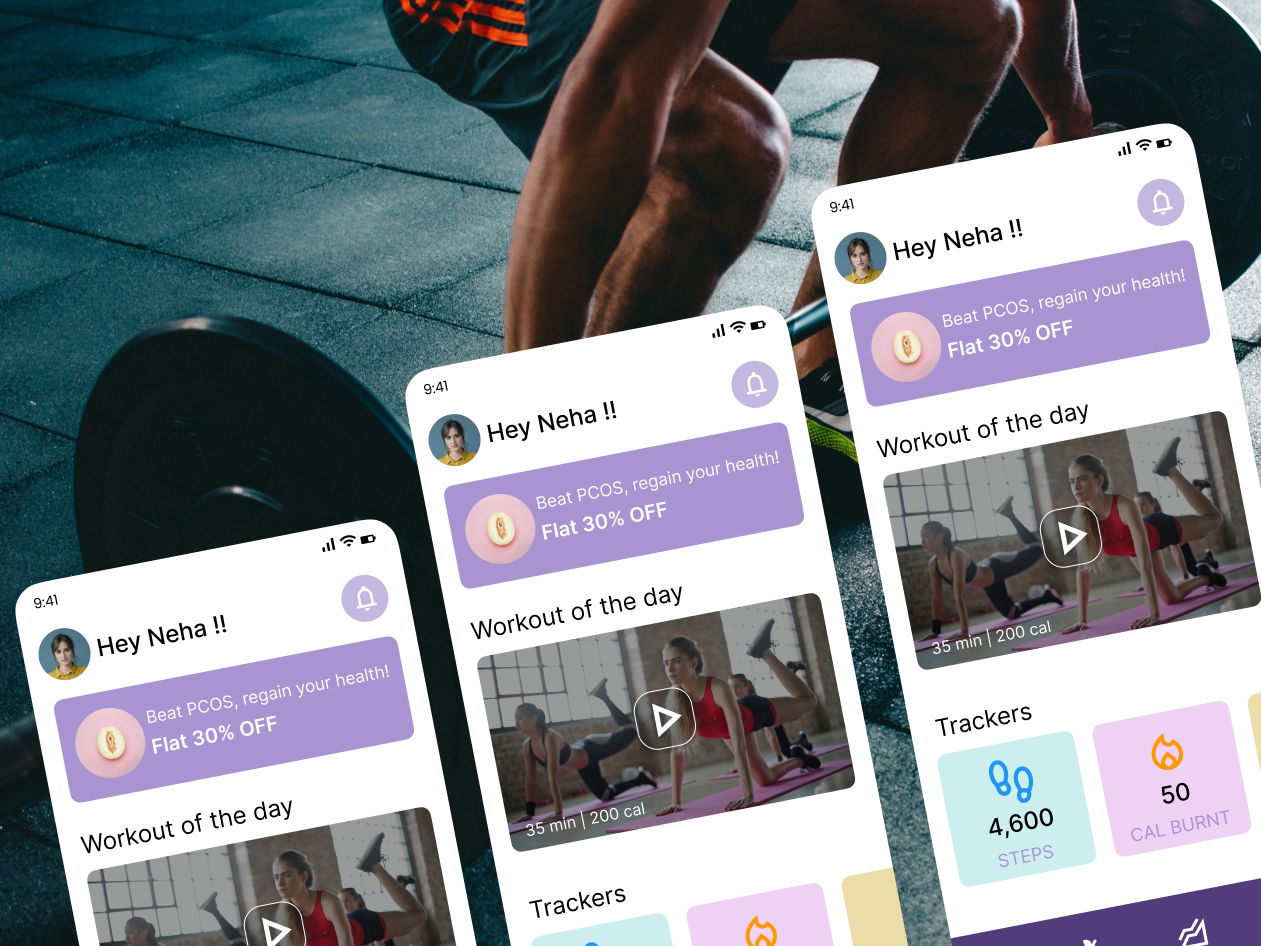 Fitness App - Ui By Shailaja Jaiswal On Dribbble