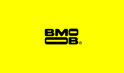 BMOOB brandmark creative fast logo minimal sports wordmark