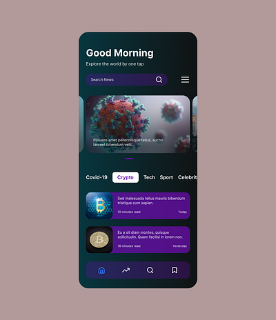 News App ui