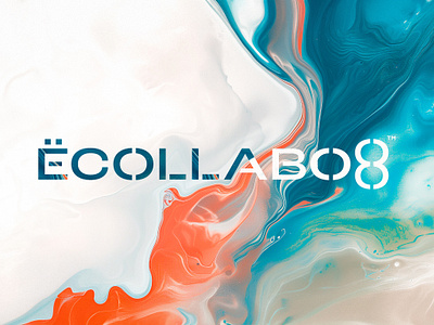 ëCollabo8 Brand Identity Design app art bespoke branding design eco ecology environment factory figma illustration lifestyle logo paint plastic recycle type design typography ui ux