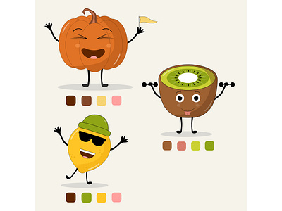 Fruities - part 2 adobe design graphic design illustration illustrationoftheday illustrator vector vectorillustration