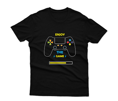 Gaming T-shirt Design branding design gaming graphic design illustration joystic t shirt t shirt designer