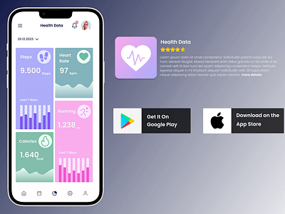 App Download - Daily UI 074 app app download dailyui74 design download figma mobile ui uix101 ux