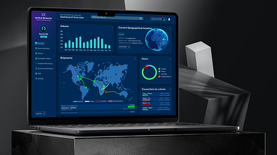 VeriVue Networks: A supply chain transparency platform dashboard design landing page supply chain ui ux ux design web 3