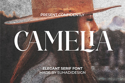 Camelia elegant serif font elegant font ligature modern serif
