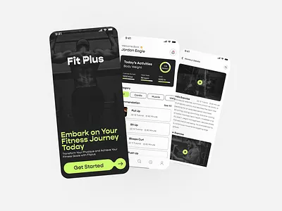 Fitness App Design app app design design fitness ap design tayyab tayyabalidesign tayyabdesign ui uiux user interface design user research ux wireframe