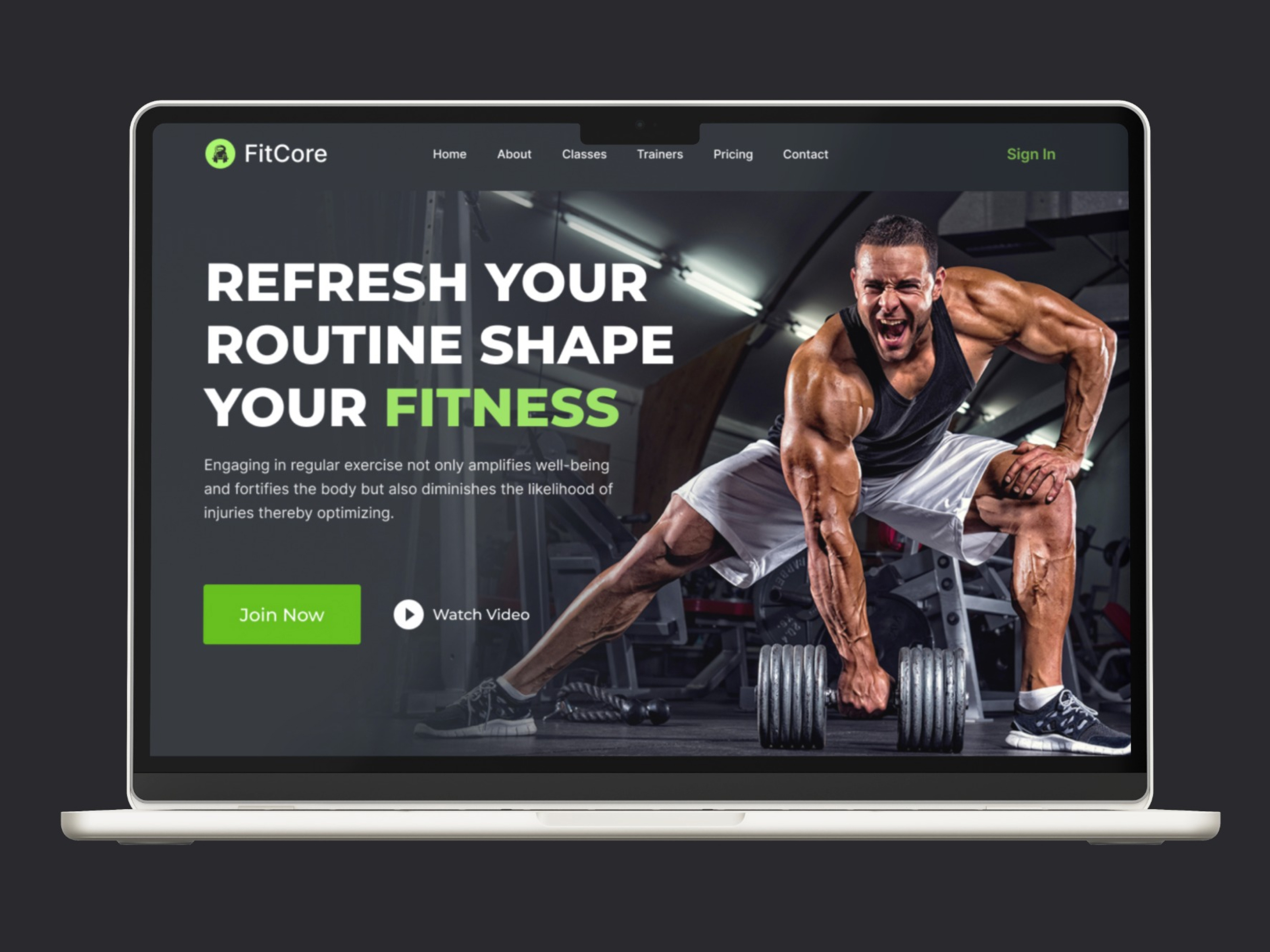 Gym & Fitness Website Landing Page UI by Arham Techpro - UI/UX Design ...