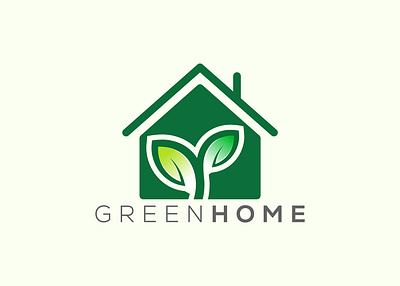 Home leaf logo design vector template. Nature home Leaf vector graphic design house leaf