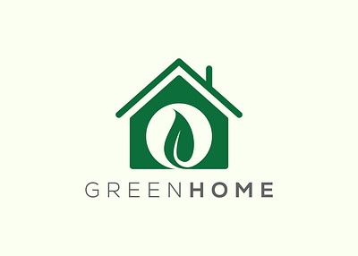 Home leaf logo design vector template. Nature home Leaf vector house leaf