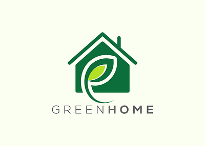 Home leaf logo design vector template. Nature home Leaf vector branding house leaf