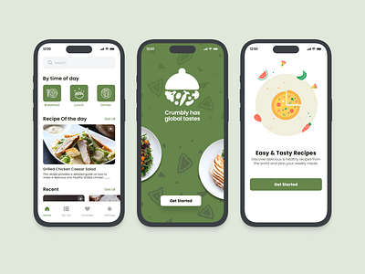Food App Design ali app app design design food app food recipe app tayyab tayyabalidesign ui uiux uiuxdesign user interface design user research ux wireframe