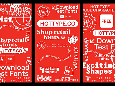 Hot Type — Banner after effects animation brand identity ceative clean design illustrator motion motion graphics typography vector