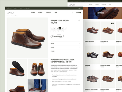 Zaqq Website clean clothes design dribbble e commerce ecommerce online shoe shop store ui ux webdesign website