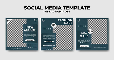 Social Media Template Vol 5 branding design graphic design illustration line logo typography ui ux vector