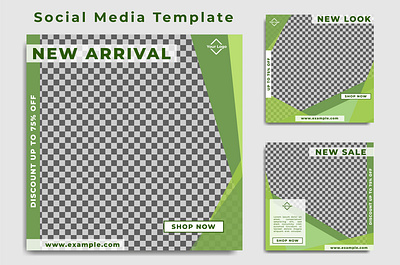 Social Media Template Vol 9 branding design graphic design illustration line logo typography ui ux vector