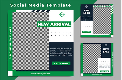 Social Media Template Vol 10 branding design graphic design illustration line logo typography ui ux vector