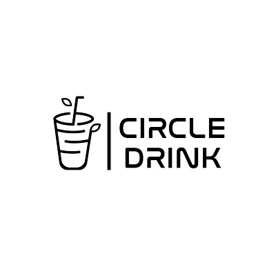 CIRCLE DRINK branding design drink easy elegant food graphic design identity illustration illustrator logo remember simple vector