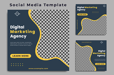 Social Media Template Vol 17 branding design graphic design illustration line logo typography ui ux vector